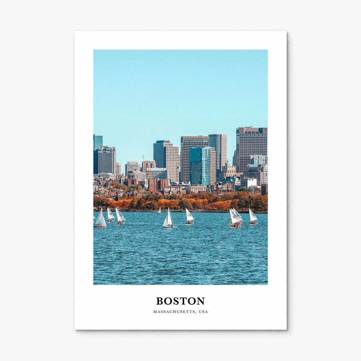 Boston Classic No 1 Poster, print only (unframed)