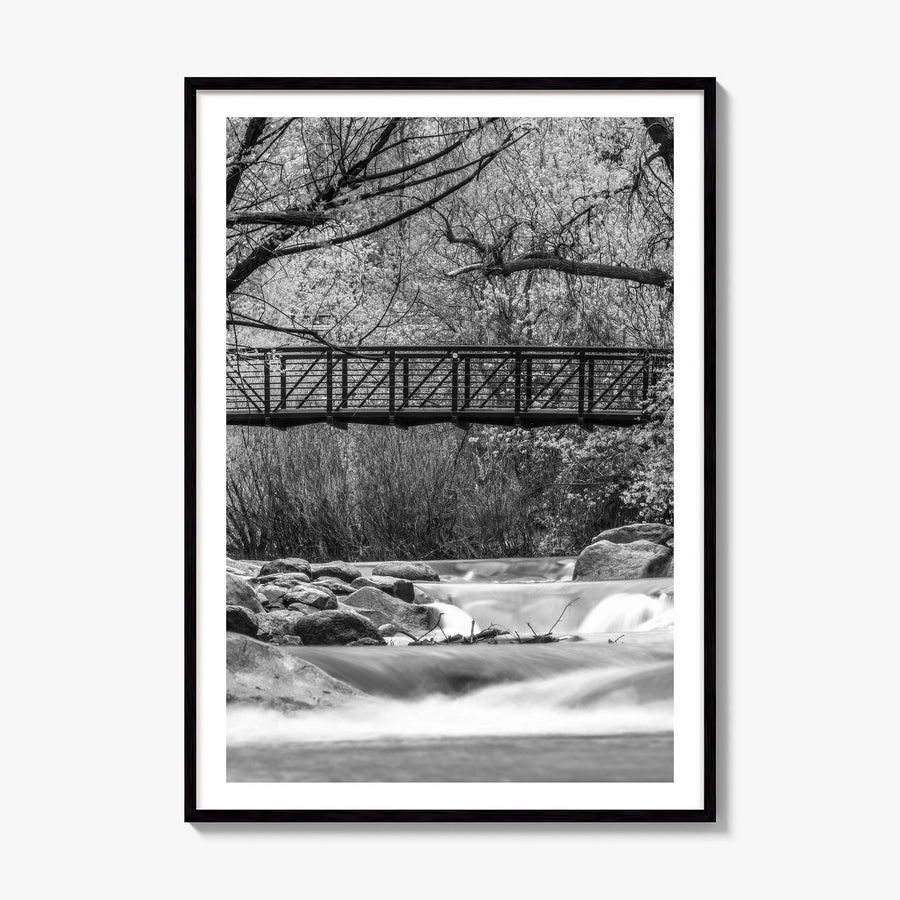Boulder Photo No 2 Poster, framed poster mockup, white border