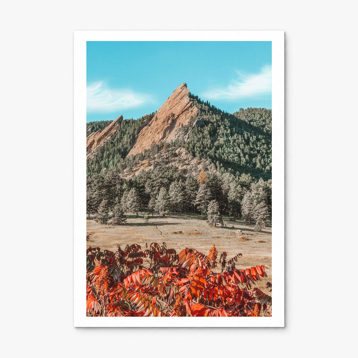 Boulder Photo No 1 Poster, print only (unframed), white border