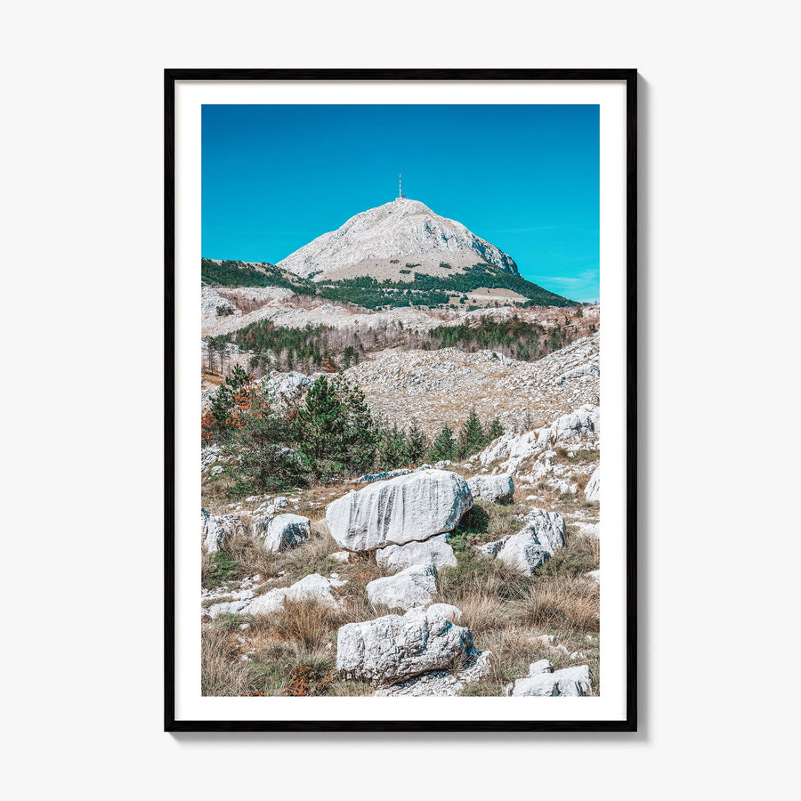 Boulder Photo No 2 Poster, framed poster mockup, white border