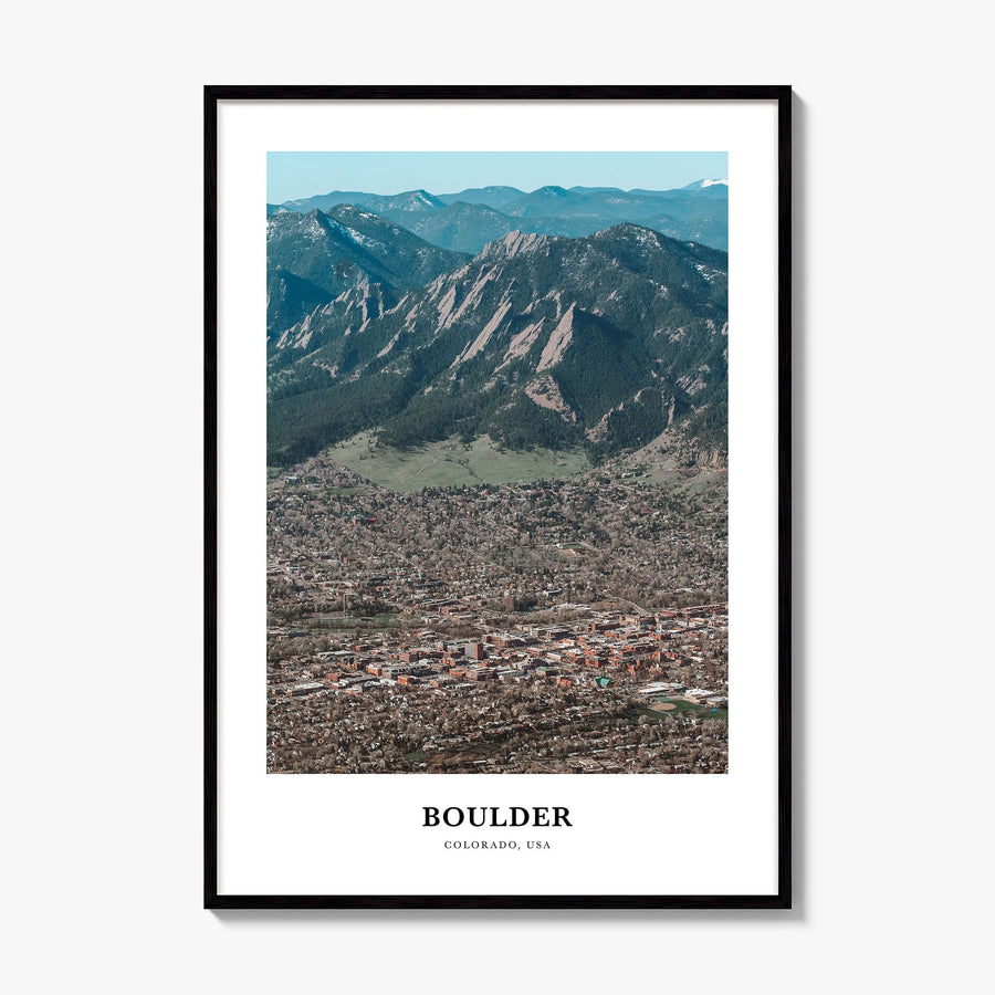 Boulder Classic No 1 Poster, framed poster mockup