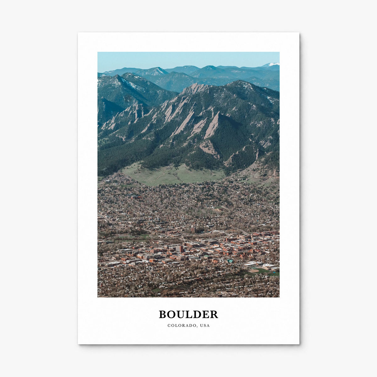Boulder Classic No 1 Poster, print only (unframed)