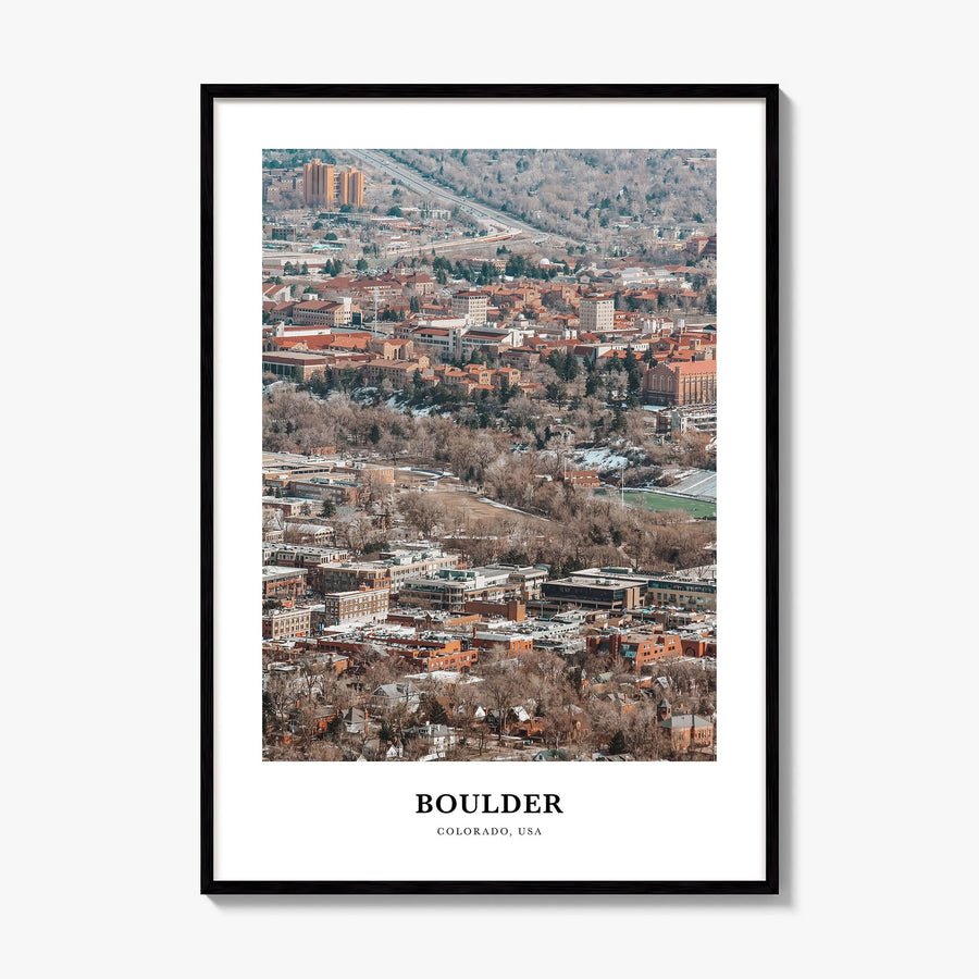 Boulder Classic No 2 Poster, framed poster mockup