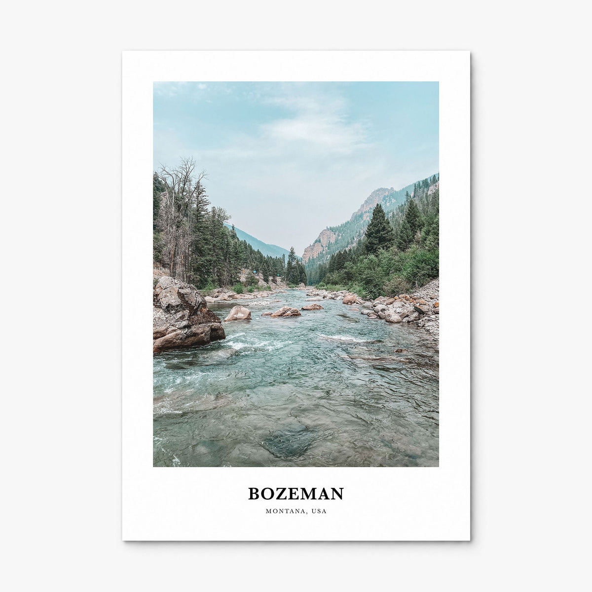 Bozeman Classic Poster, print only (unframed)