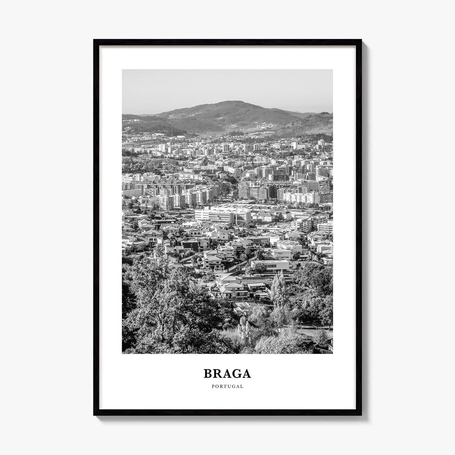 Braga Classic Poster, framed poster mockup