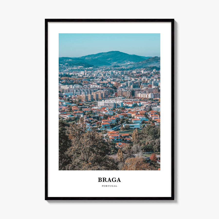 Braga Classic Poster, framed poster mockup