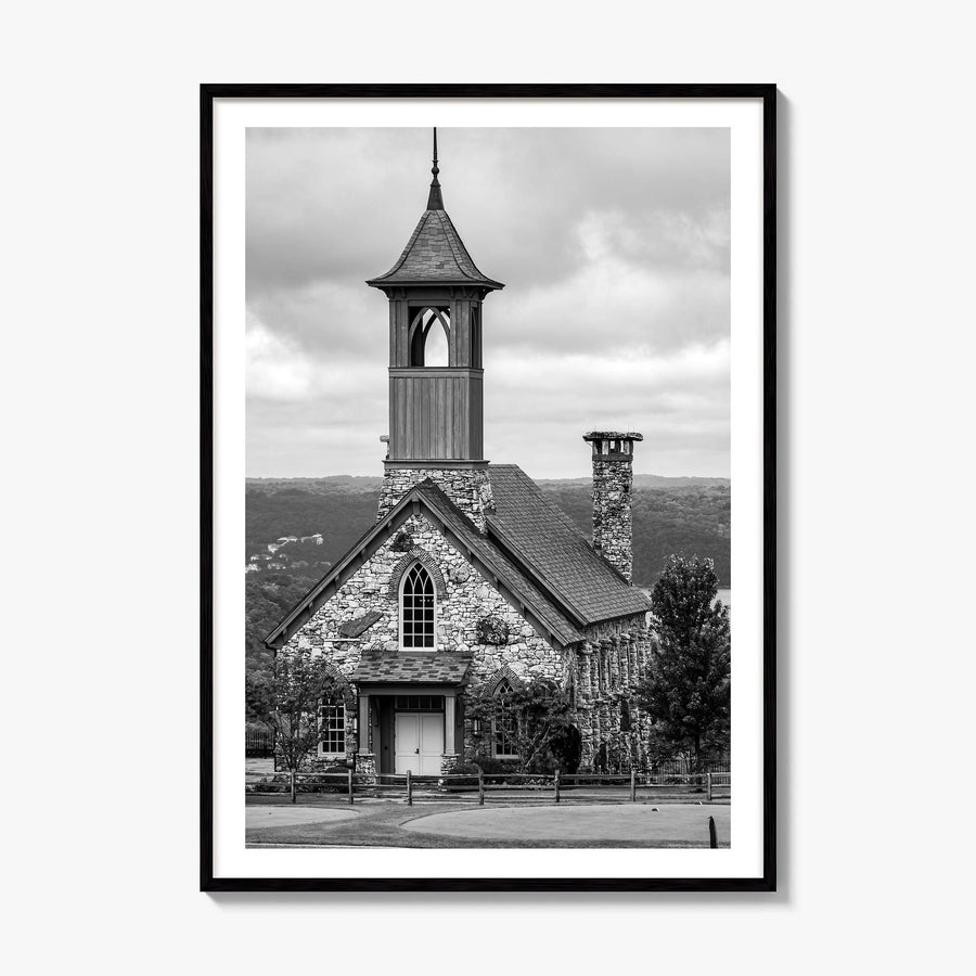 Branson Photo Poster, framed poster mockup, white border