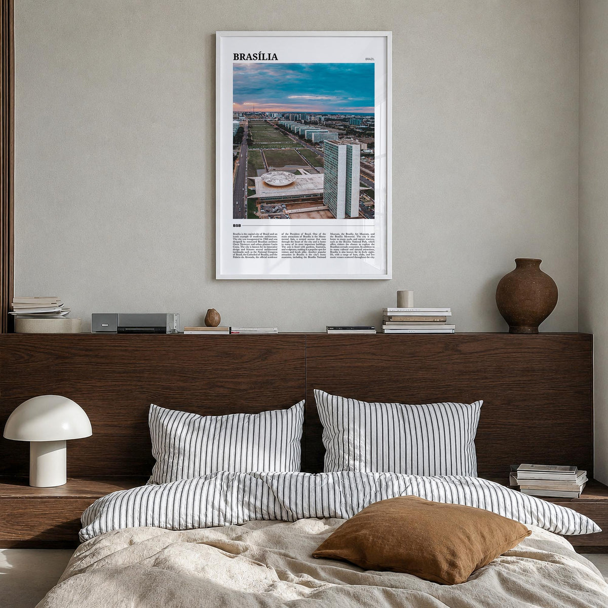 Brasília Travel Poster