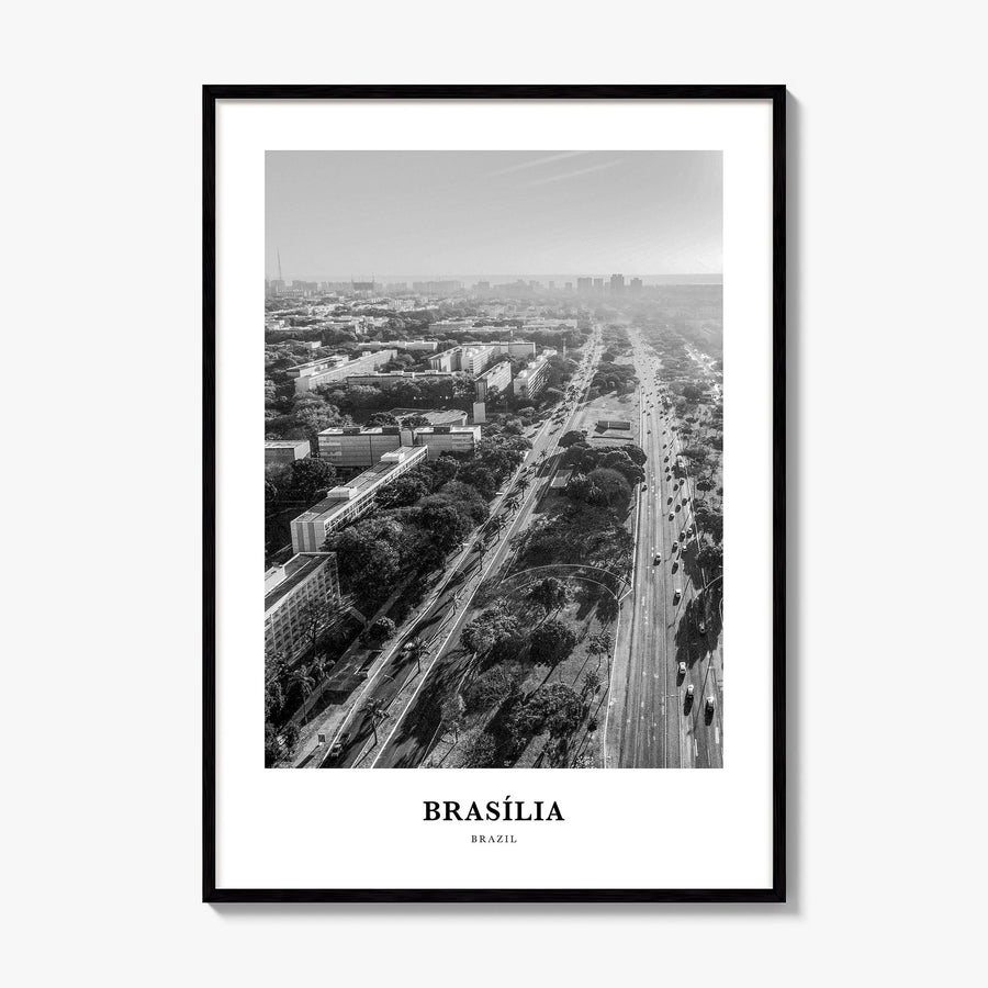 Brasília Classic No 1 Poster, framed poster mockup