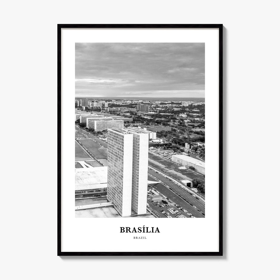 Brasília Classic No 2 Poster, framed poster mockup