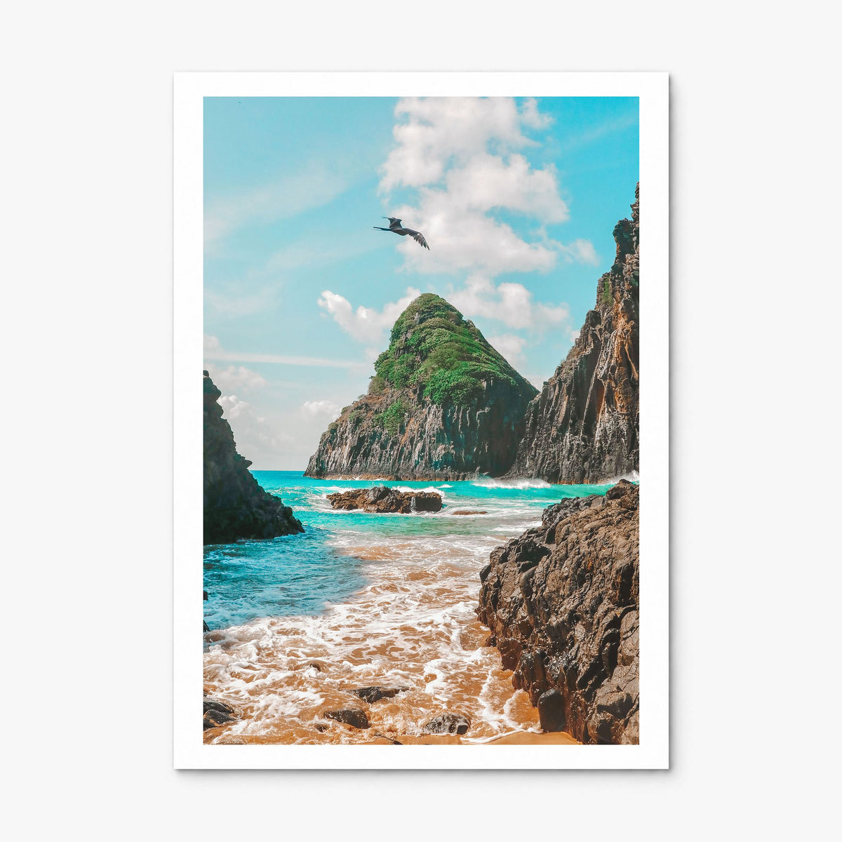 Brazil Photo Poster, print only (unframed), white border