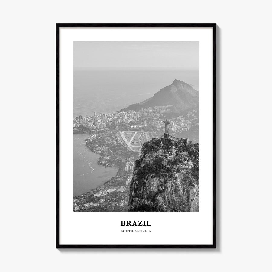 Brazil Classic No 2 Poster, framed poster mockup
