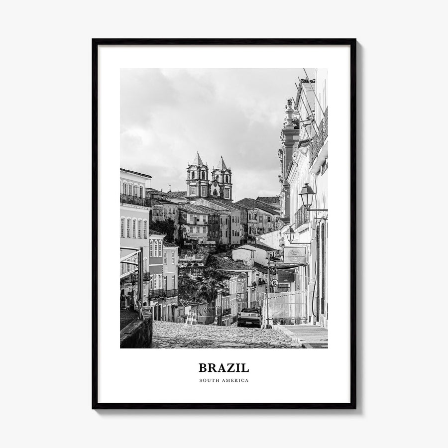 Brazil Classic No 3 Poster, framed poster mockup