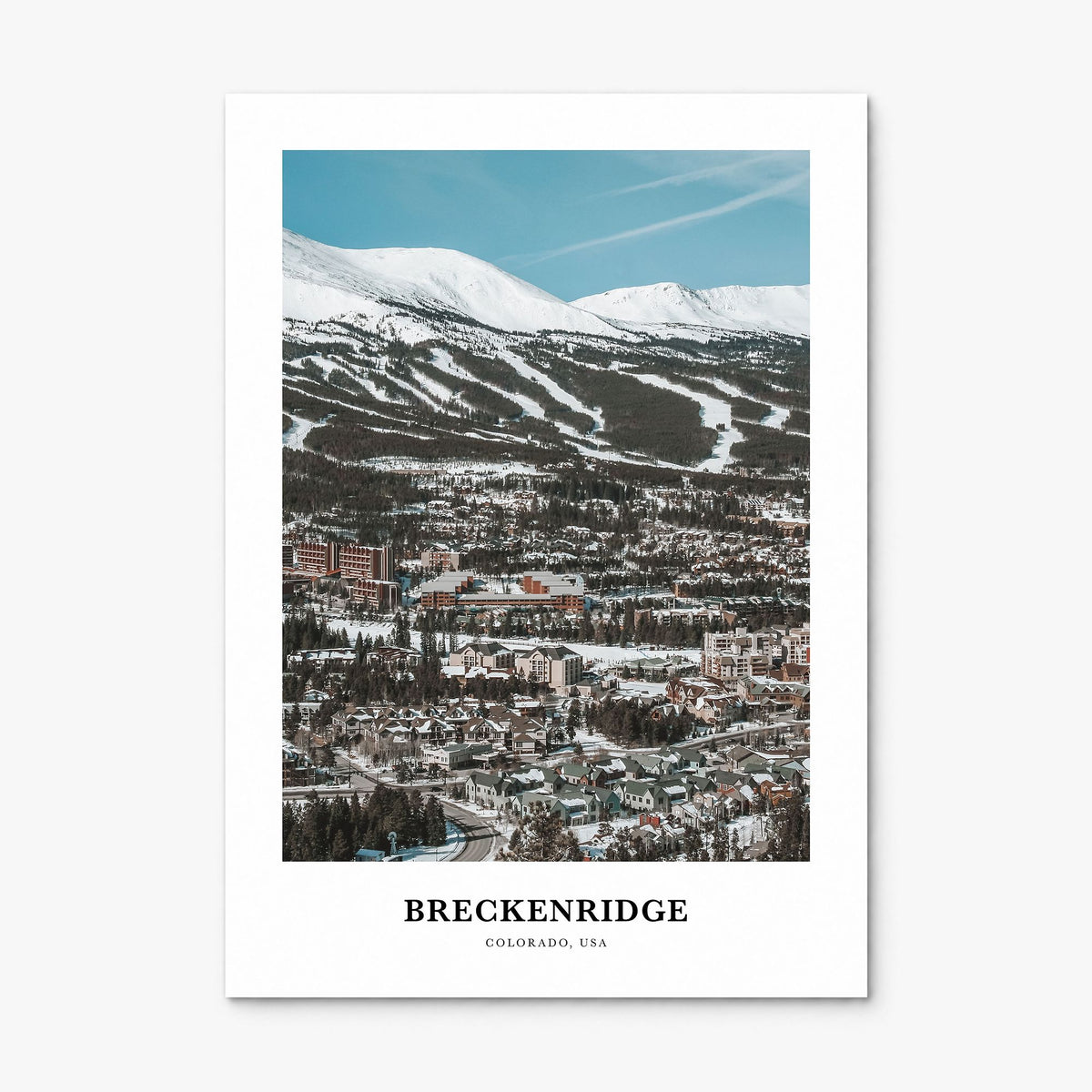 Breckenridge Classic No 2 Poster, print only (unframed)