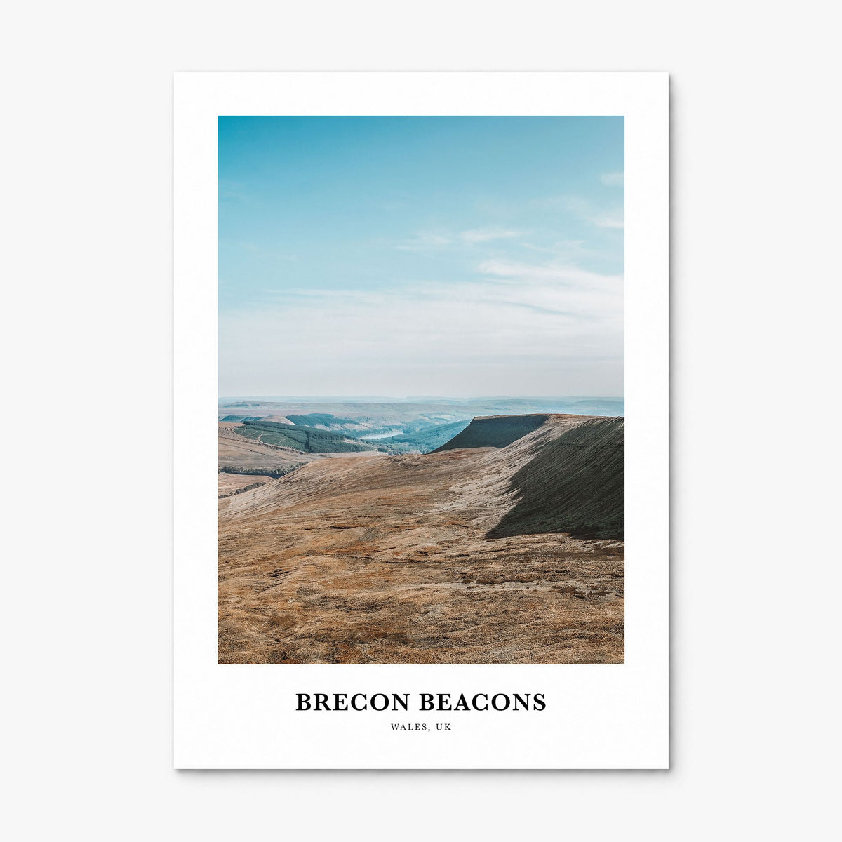 Brecon Beacons Classic Poster, print only (unframed)