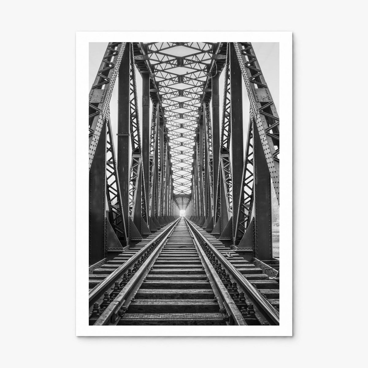 Bridge Photo Poster, print only (unframed), white border