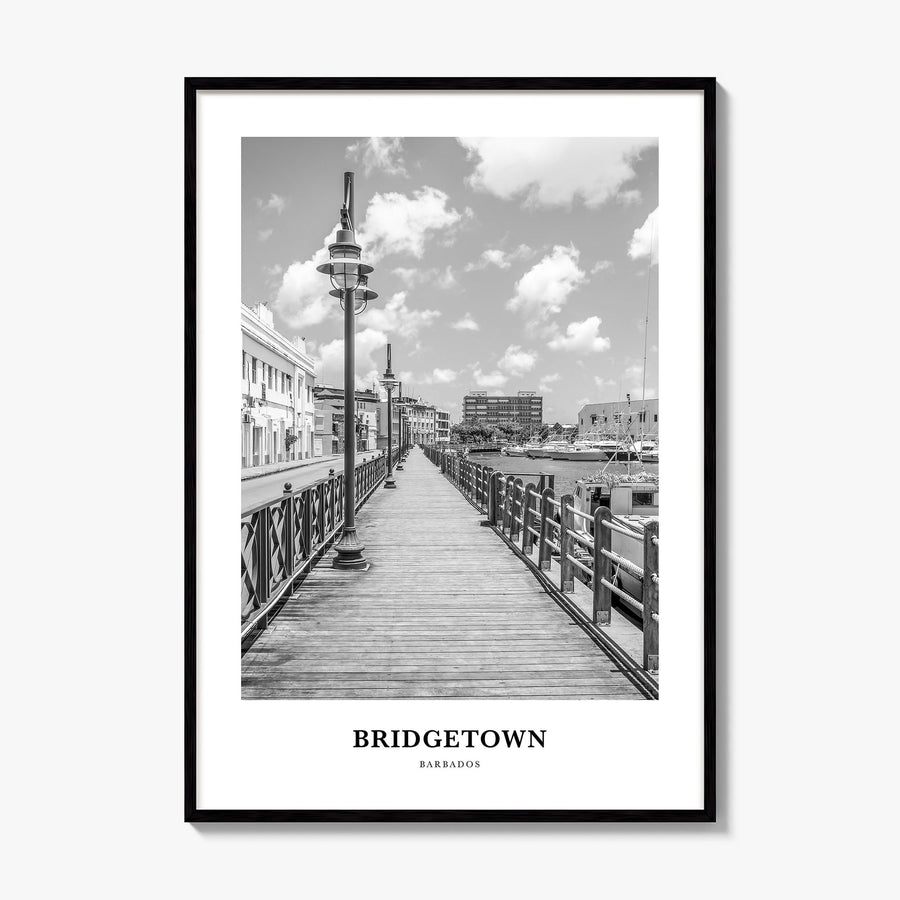 Bridgetown Classic Poster, framed poster mockup
