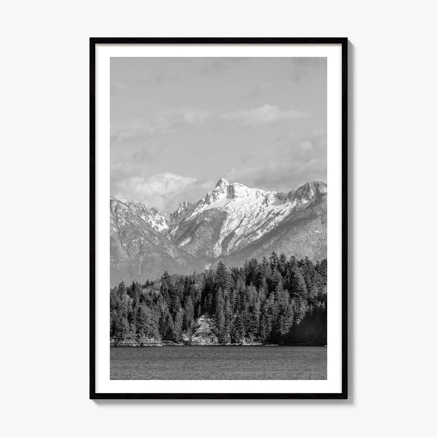 British Columbia Photo Poster, framed poster mockup, white border