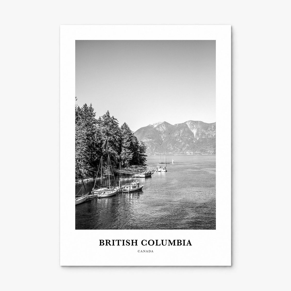 British Columbia Classic Poster, print only (unframed)