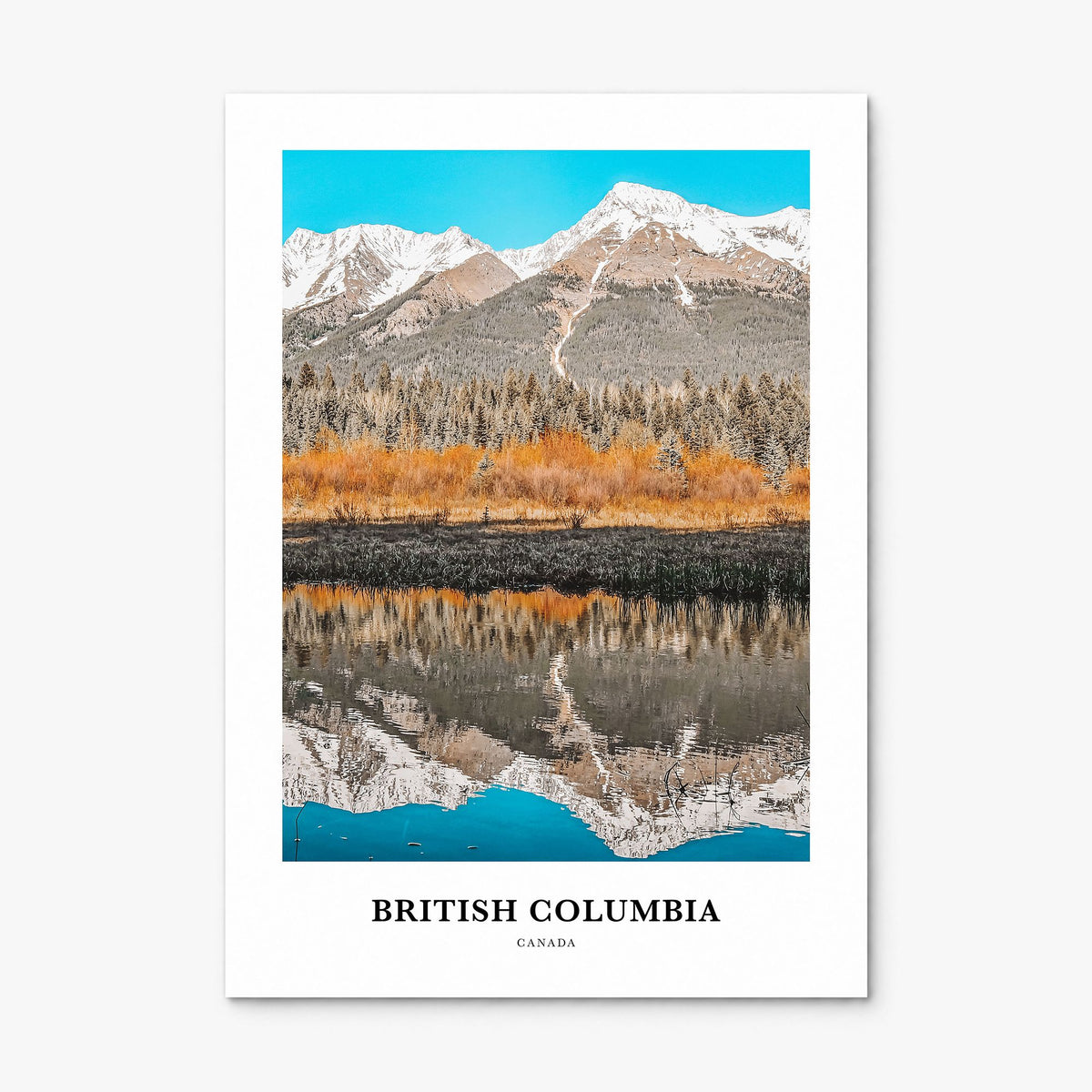 British Columbia Classic Poster, print only (unframed)