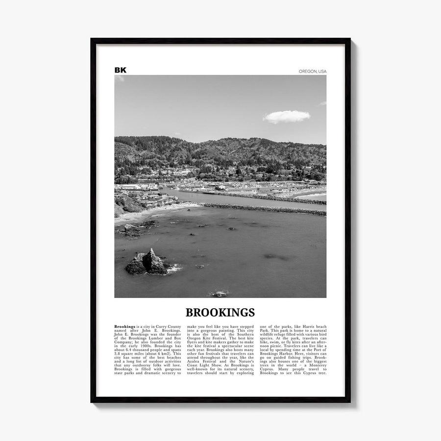 Brookings Newspaper Poster, framed poster mockup