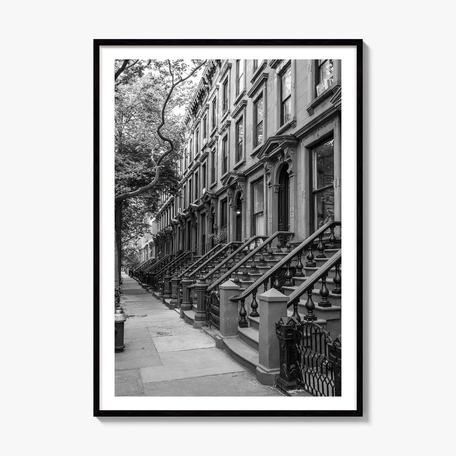Brooklyn Photo No 2 Poster, framed poster mockup, white border
