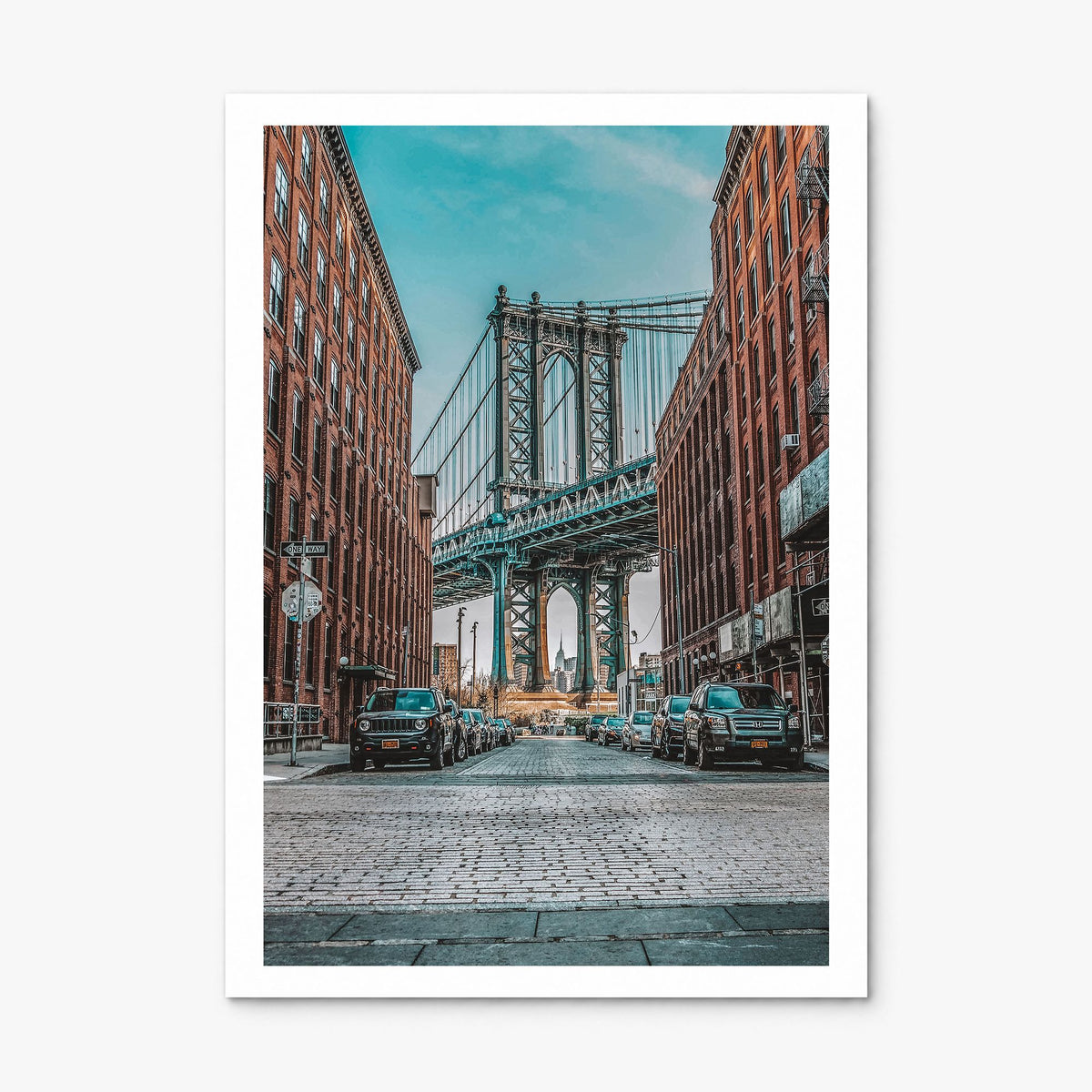 Brooklyn Photo No 1 Poster, print only (unframed), white border