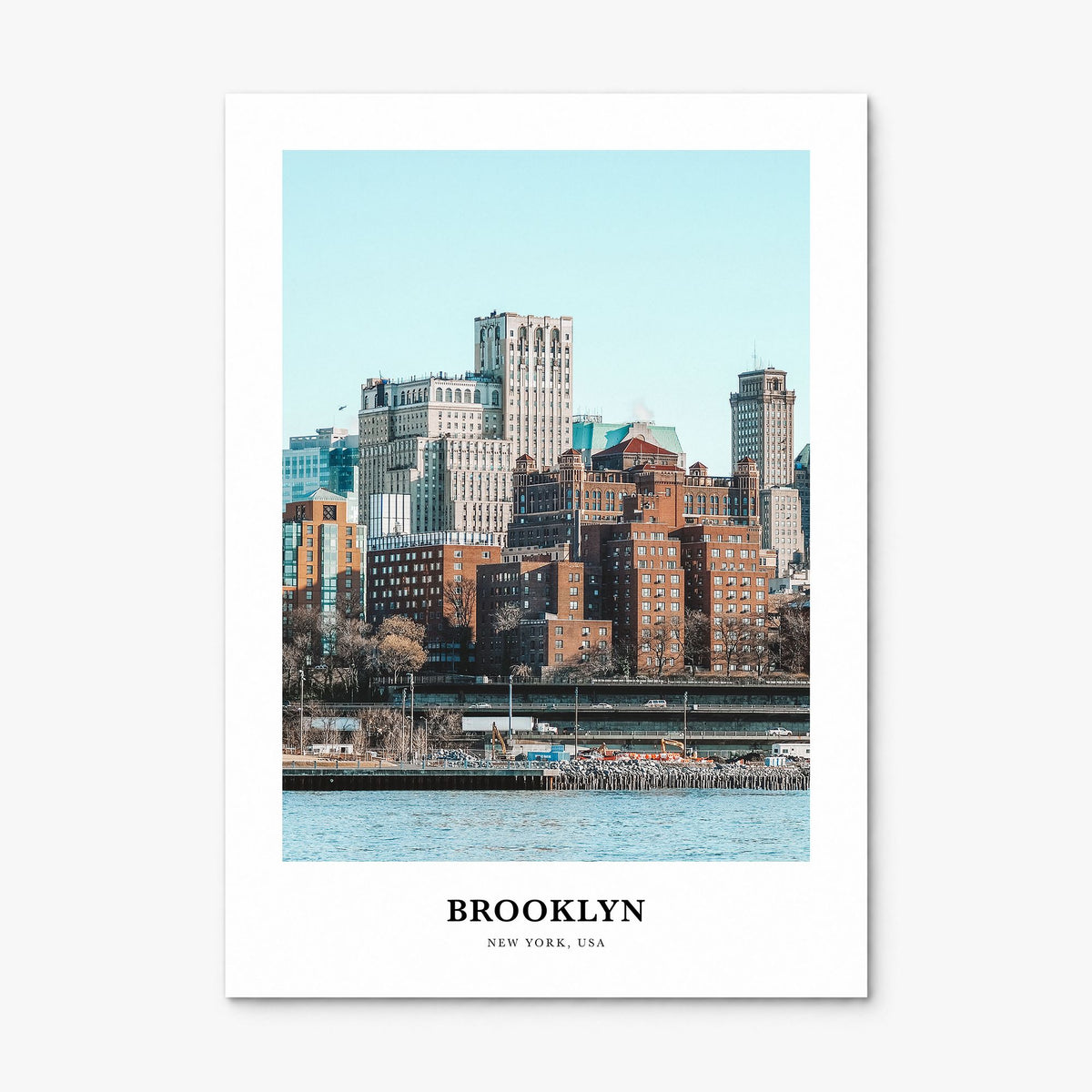 Brooklyn Classic No 1 Poster, print only (unframed)