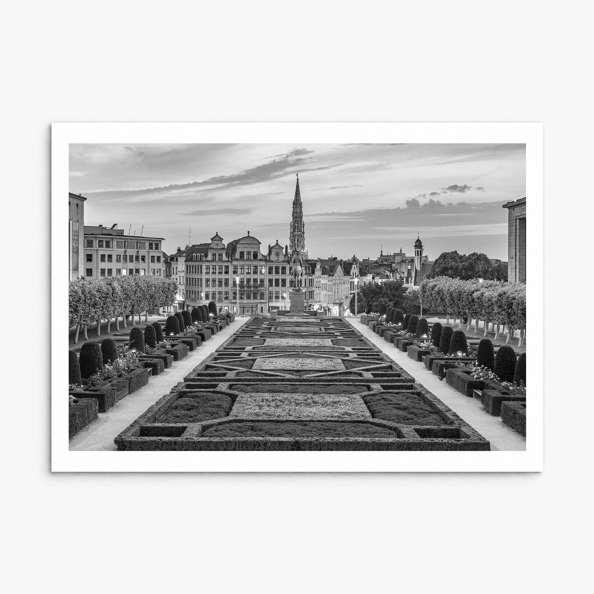Brussels Photo Poster, print only (unframed), white border