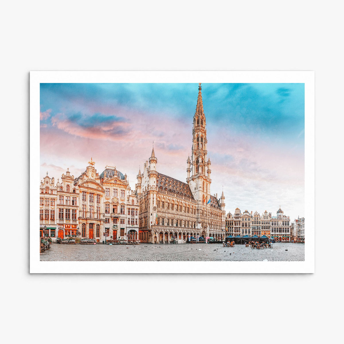 Brussels Photo Poster, print only (unframed), white border