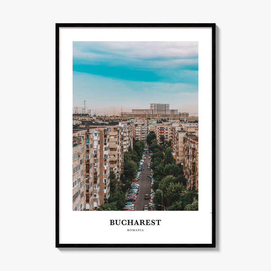 Bucharest Classic No 1 Poster, framed poster mockup
