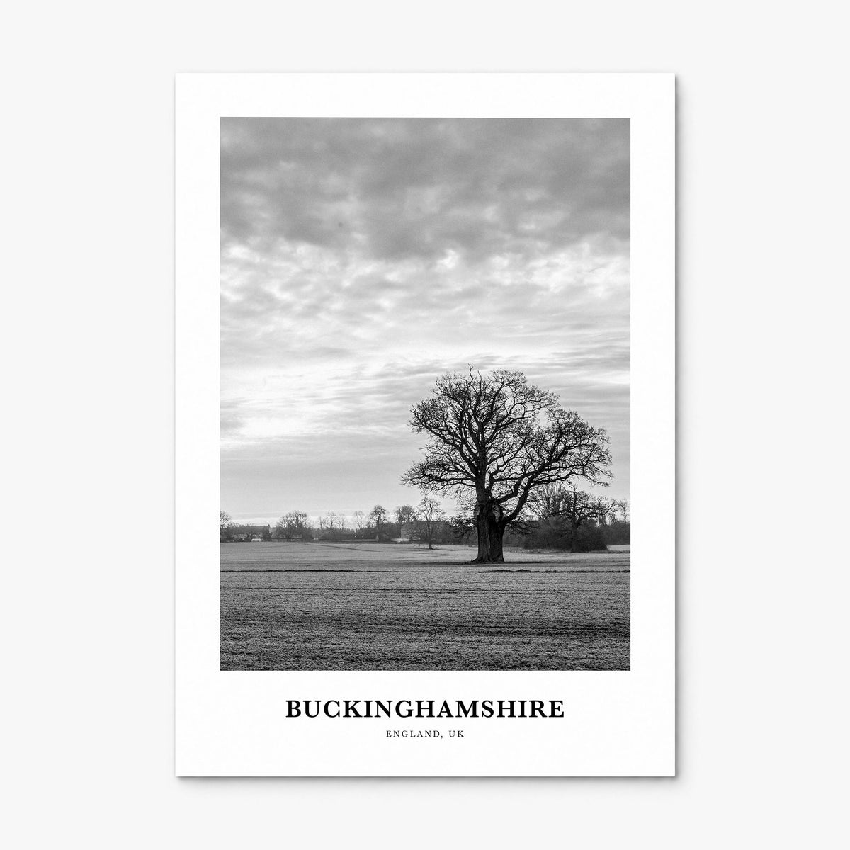 Buckinghamshire Classic Poster, print only (unframed)