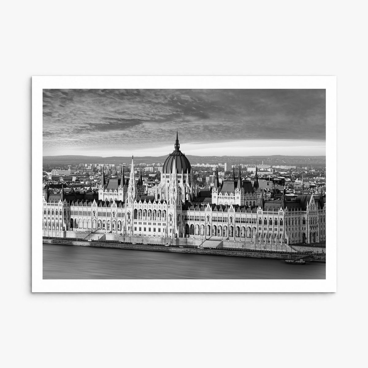 Budapest Photo Poster, print only (unframed), white border