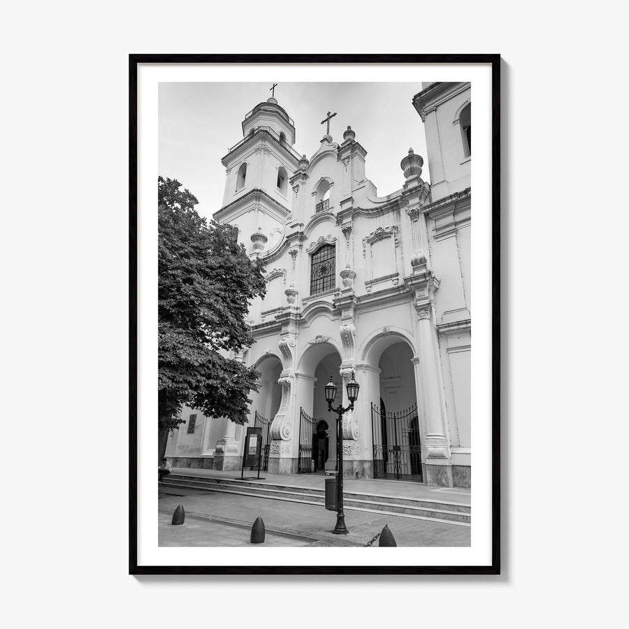 Buenos Aires Photo No 3 Poster, framed poster mockup, white border
