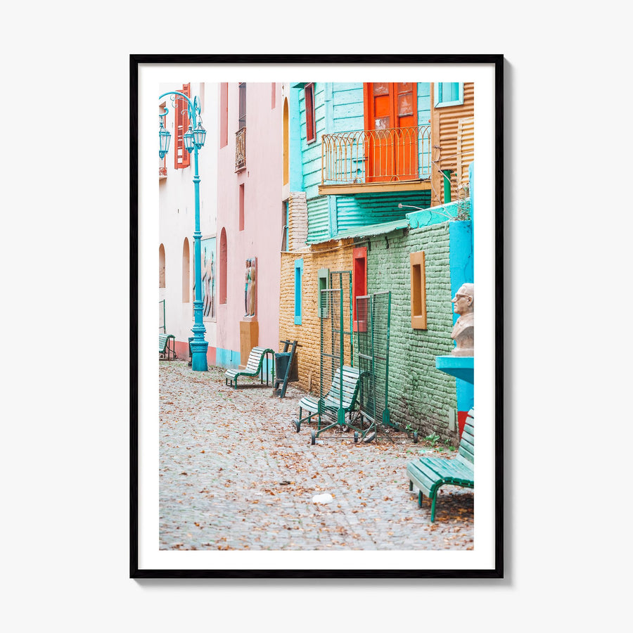 Buenos Aires Photo No 2 Poster, framed poster mockup, white border