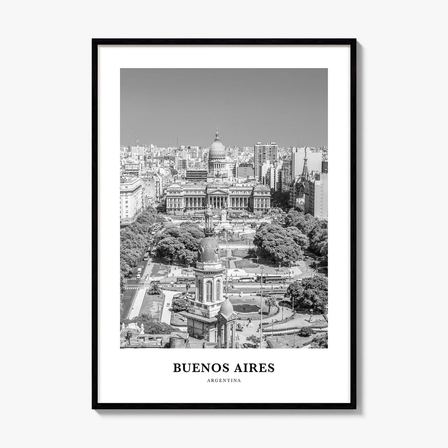Buenos Aires Classic No 3 Poster, framed poster mockup