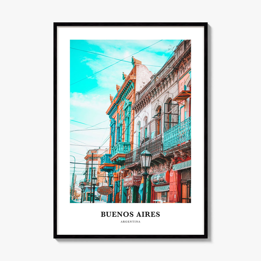 Buenos Aires Classic No 1 Poster, framed poster mockup