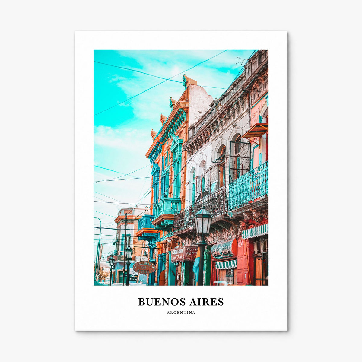Buenos Aires Classic No 1 Poster, print only (unframed)