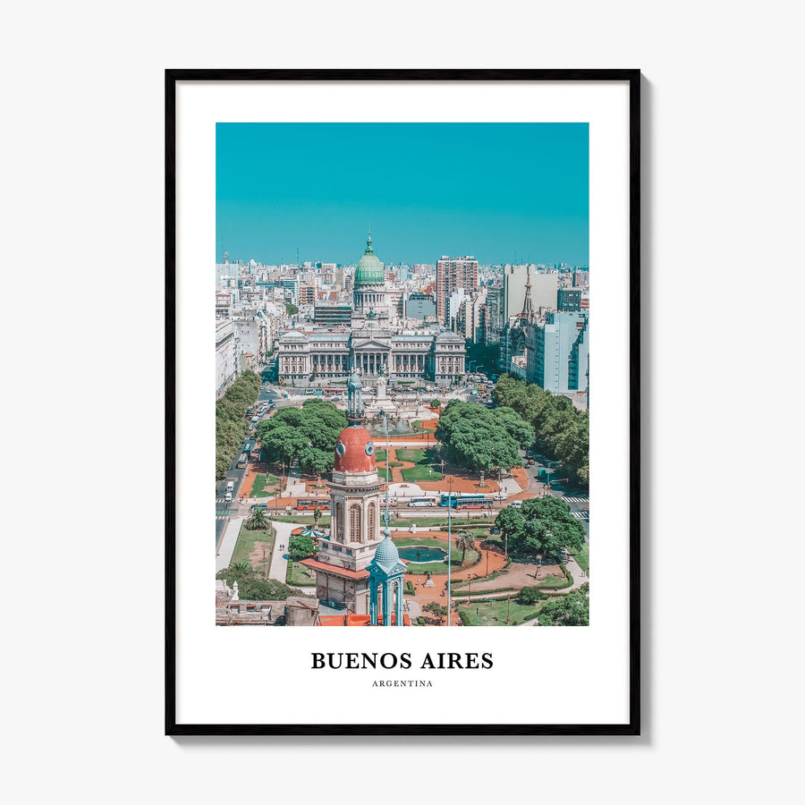 Buenos Aires Classic No 2 Poster, framed poster mockup