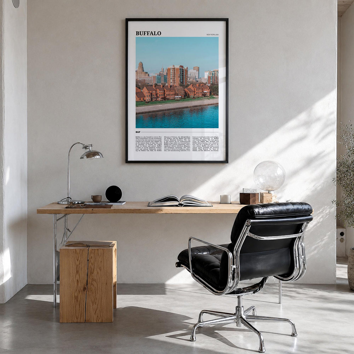 Buffalo Travel Poster