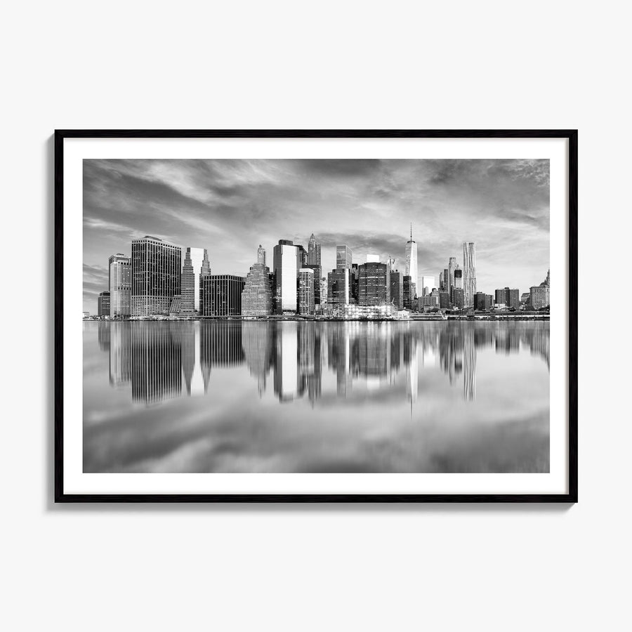 Buffalo Photo Poster, framed poster mockup, white border
