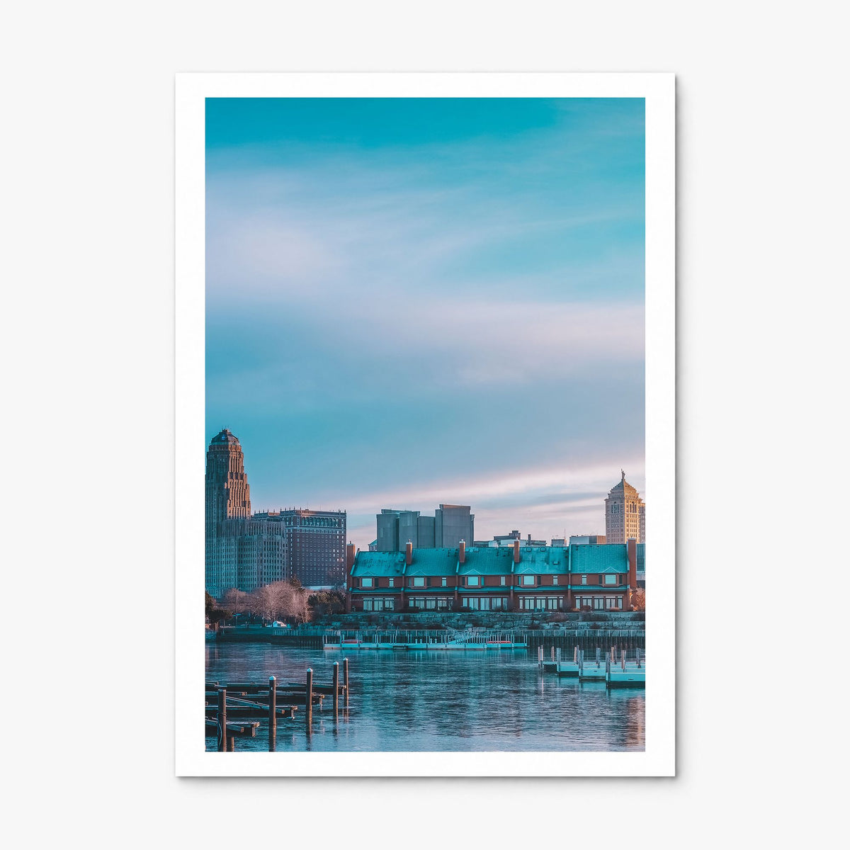 Buffalo Photo No 1 Poster, print only (unframed), white border