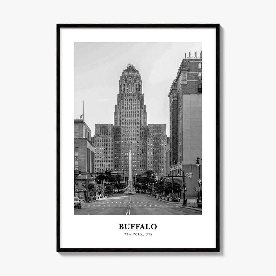 Buffalo Classic No 1 Poster, framed poster mockup