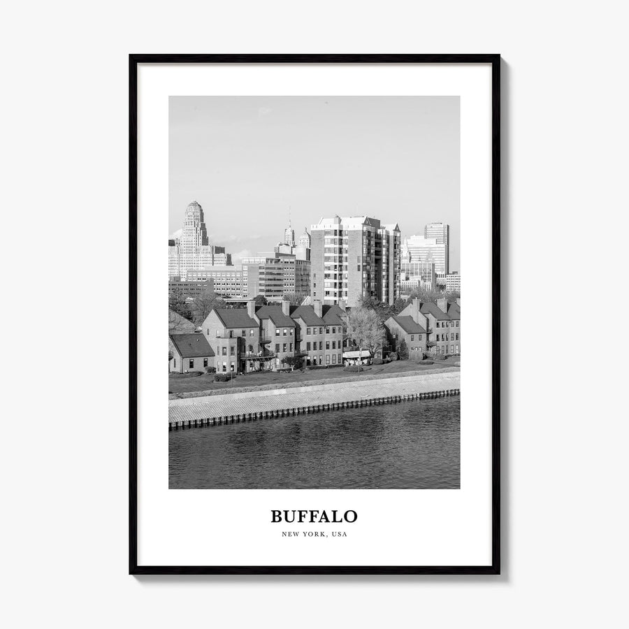 Buffalo Classic No 2 Poster, framed poster mockup
