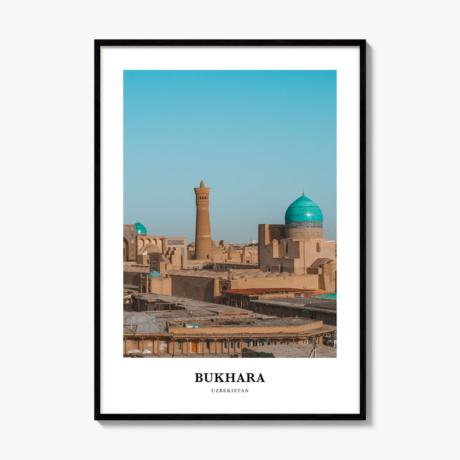 Bukhara Classic Poster, framed poster mockup