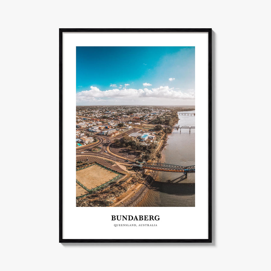Bundaberg no. 1 colorful classic poster of Australia – vertical wall art, unframed print shown in interior mockup