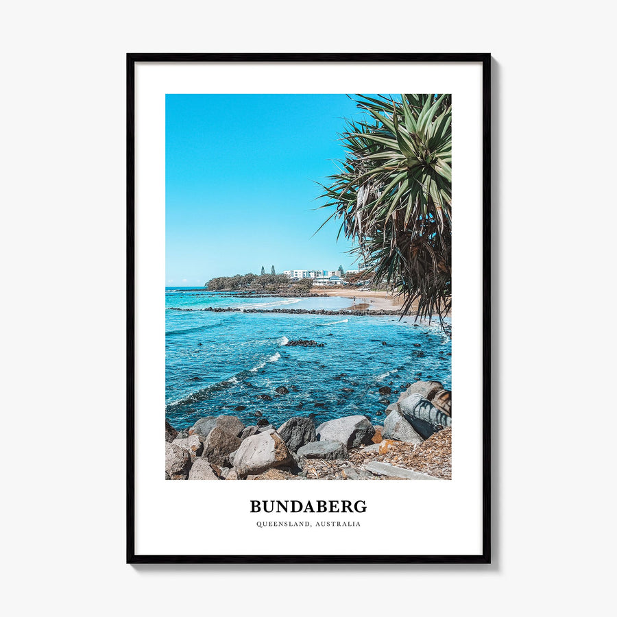 Bundaberg Classic No 2 Poster, framed poster mockup