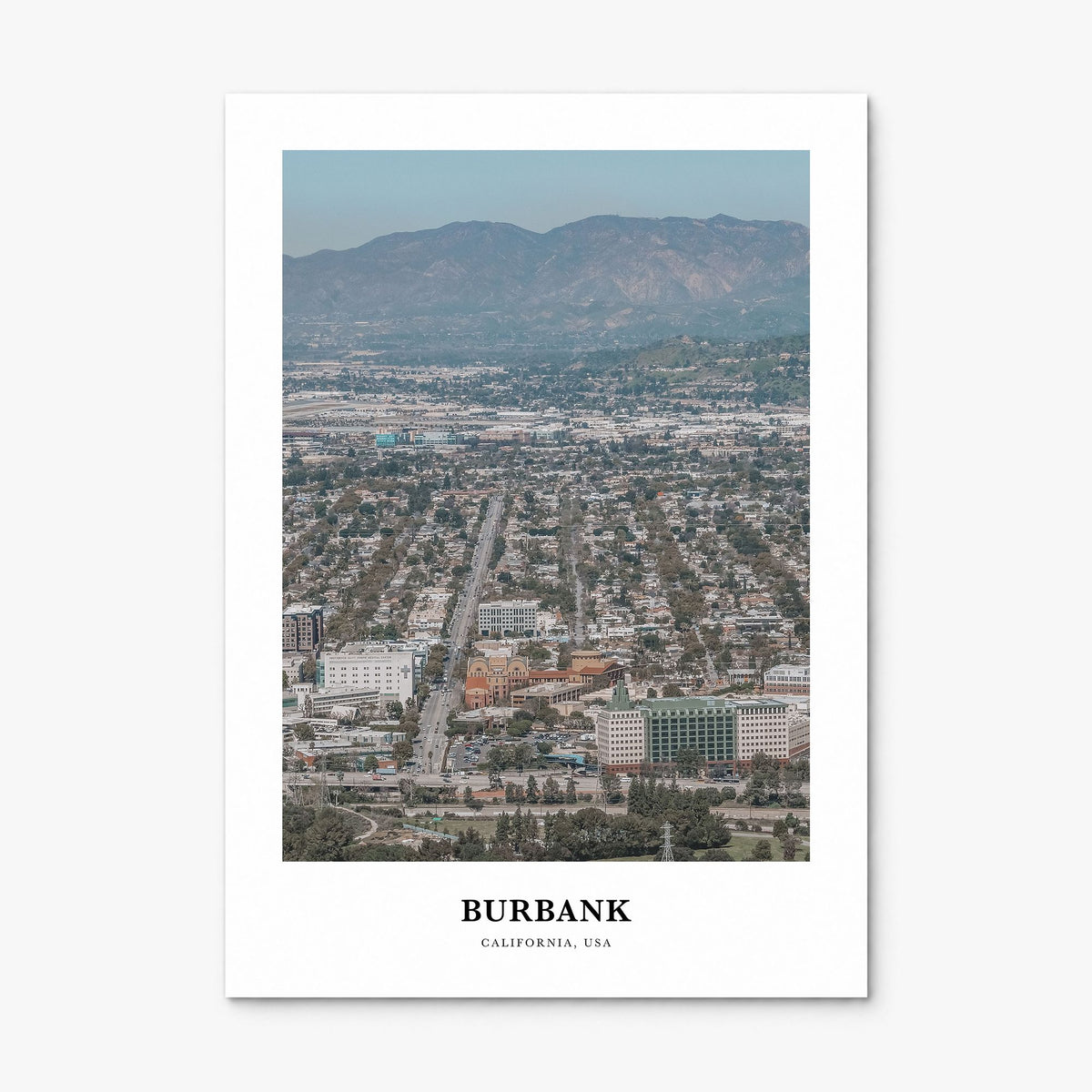 Burbank Classic Poster, print only (unframed)