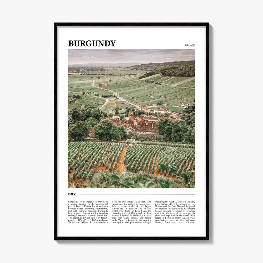 Burgundy Travel Poster, framed poster mockup
