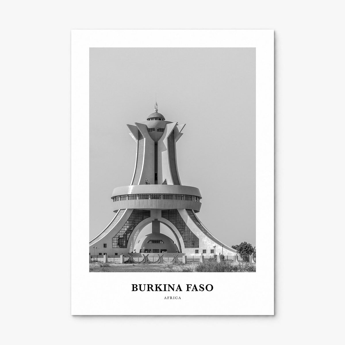 Burkina Faso Classic Poster, print only (unframed)